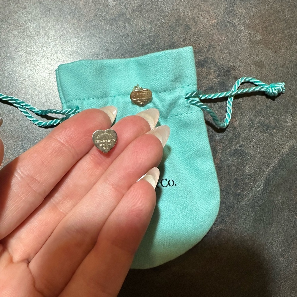 Tiffany & Co Heart Studs